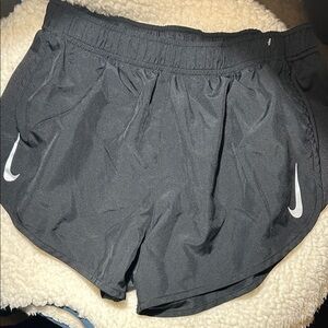 Nike Dri-FIT Black Lined Running Shorts Woman’s Medium Athletic